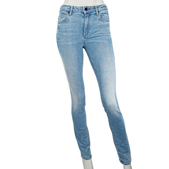 DENIM x Alexander Wang skinny ankle Jeans Light indigo Fade Size 25 - Picture 3 of 10